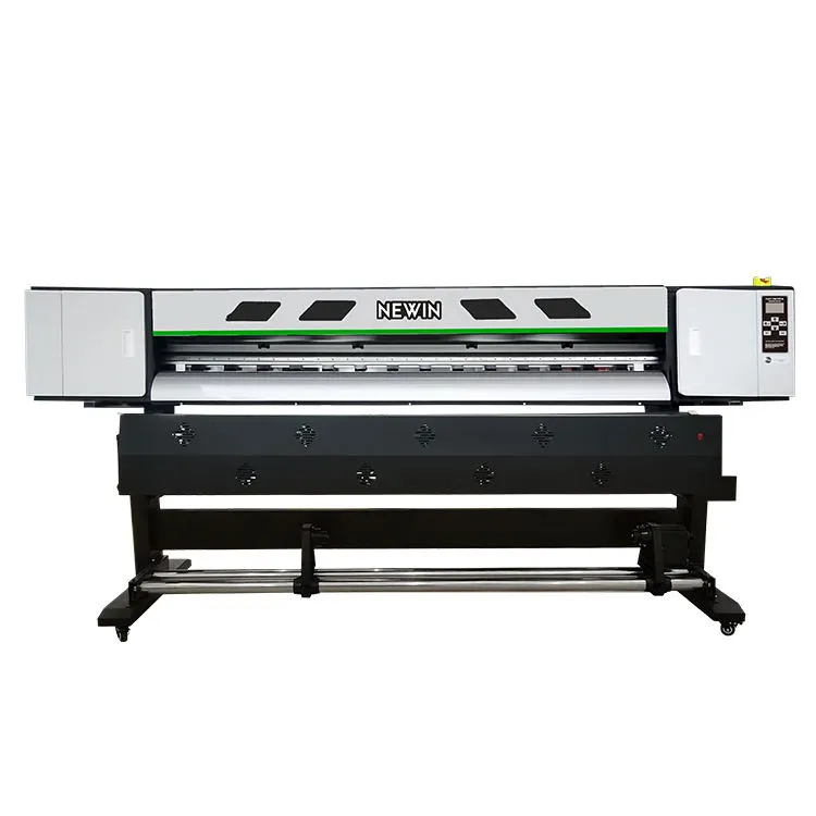 Impresora digital de inyección de tinta, máquina de impresión de inyección de tinta sin polvo de alta calidad, personalizada, precio bajo, 1,8 m, con 2 cabezales i3200 para deporte sh