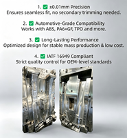 Pièces moulées par injection plastique sur mesure OEM avec conception d'outillage interne, production de masse, vente en gros, usine en Chine