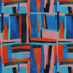 Tela de popelina de algodón con estampado de arte callejero abstracto, nuevas tendencias, múltiples patrones, tejido orgánico elástico para prendas de vestir para niñas, Vestidos - Product Image 2