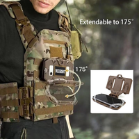 Support de téléphone universel MOLLE pour gilets tactiques-Design antidérapant pour Airsoft, chasse et camping