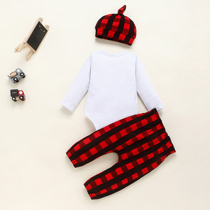 Conjuntos de Ropa Navideña para Niños, Traje de Santa Claus Unisex para Bebés, Mono Lindo para Bebés, Venta al por Mayor - Product Image 2
