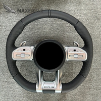 Volant en cuir semi-perforé avec écran LED pour Mercedes Benz W169 W176 CLK W207 W209 CL W216 C216 W204 W205