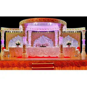 Bollywood Wedding Crystal Mandap UK New Bollywood Theme Wedding Crystal Mandap Designer Fiber Crystal Wedding Mandap Florida