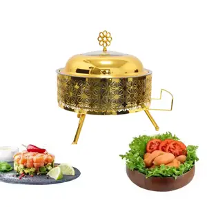 Golden Royal aquecedor de alimentos recipiente panela quente conjunto aquecedor de alimentos panela quente conjuntos aquecedor de alimentos