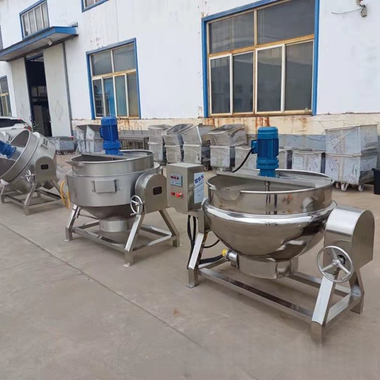 Steam Jacketed Kettle | Small Industrial Jacketed Cooking Kettle with ...