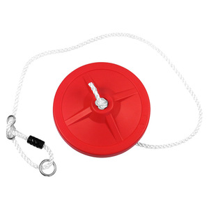 Columpio de disco para exteriores de 27,5 cm x 7 cm con cuerda de 150 cm para niños, equipo de juegos para uso doméstico - Product Image 5