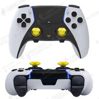 CHARM FOCUS Joysticks Métalliques pour Manette PS5 Edge, Kit de Remplacement de Capuchons de Joysticks Analogiques, 6 Joysticks - Multicolore
