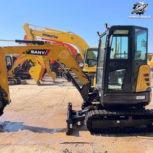 Excavadora Mini Sany35U Usada, 3.7 Toneladas, Cucharón de 0.15m³, Marca China Original, Excavadora de Construcción de Tamaño Pequeño, Pocas Horas de Uso - Product Image 6