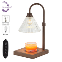 Lámpara Eléctrica Calentadora de Velas Aromáticas con Luz Regulable Personalizable para Dormitorio y Mesita de Noche - ¡Oferta Especial!