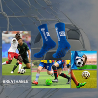 Chaussettes de football respirantes antidérapantes avec logo personnalisé, design personnalisé pour l'automne, chaussettes de sport athlétiques