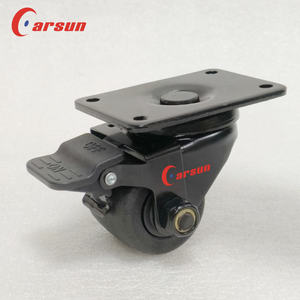 Ruedas Giratorias de Nylon Negro de 2 Pulgadas para Máquinas Industriales, Capacidad de 660 lb, Rodamientos de Bolas Personalizables OEM - Product Image 5