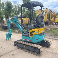 Excavadora Kubota U17 Usada a Bajo Precio, Mini Excavadora de 1.7 Toneladas, Excavadora de Cadenas Kubota U17 de Segunda Mano con EPA/CE en Stock
