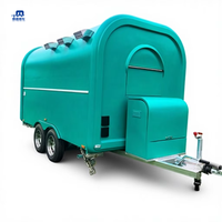 Camion de restauration rapide mobile en plastique renforcé de fibre de verre pour usage commercial, montage facile et personnalisable