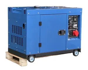 Giá rẻ giá nhỏ 10KW AC DC DIESEL Máy phát điện động cơ đặt điện biến tần chế độ chờ 3 giai đoạn di động máy phát điện diesel 12kva