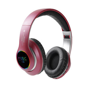 Auriculares Inalámbricos con Micrófono, Auriculares Plegables BT <span class=keywords><strong>para</strong></span> <span class=keywords><strong>TV</strong></span>, PC, Tablet, Auriculares BT <span class=keywords><strong>para</strong></span> Teléfono, Casco Musical con LED de Color - Product Image 2