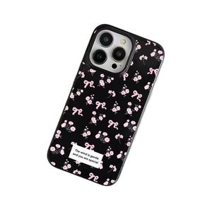 Custodia per telefono con motivo floreale a schermo intero retrò di lusso per 17Promax 16E 16 15 14 13 12 <span class=keywords><strong>11</strong></span> <span class=keywords><strong>Pro</strong></span> Max 16 Plus <span class=keywords><strong>Cover</strong></span> antiurto <span class=keywords><strong>nera</strong></span> - Product Image 6