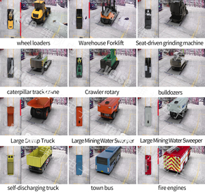 AHD 10.1 inch màn hình cảm ứng trở lại lên máy ảnh màn hình 360 surround Xem an toàn lái xe hỗ trợ cho <span class=keywords><strong>tuck</strong></span>, máy xúc, xe tải - Product Image 3