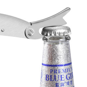 ที่เปิดขวดไวน์สแตนเลสทรงแบน ขนาด 11x2.5x1 ซม. สำหรับเปิดไวน์และเบียร์ - Product Image 5