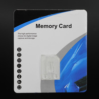 Boîte en plastique portable Ceamere pour cartes mémoire, emballage blister, mini boîte en PP, petite boîte en plastique pour cartes Micro SD avec adaptateur