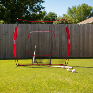 Filet d'entraînement de baseball Vevor 7x7 pieds avec sac de transport pour l'entraînement au frappeur et à la frappe, aide pour la zone de frappe - Product Image 2