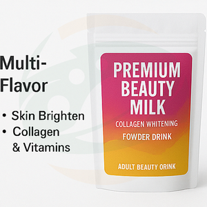 תוסף תזונה פרטי (OEM) גלוטתיון פרימיום, אבקת חלב יופי בטעם תות-מלון, משקה אבקת קולגן לתוסף תזונה לעור - Product Image 3