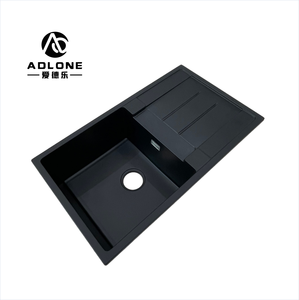 Workstation Granite Single Bowl Quartz Kitchen <b>Sink</b> Granite Kitchen Quartz Basin Kitchen <b>Sink</b> with <b>Drainer</b> - Product Image 1