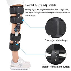 Attelle de genou réglable, support d'immobilisation du genou pour l'arthrite, l'ACL, le PCL, la déchirure du ménisque, le tendon, l'arthrose, genou réglable ou - Product Image 3