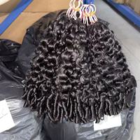 Lots de Cheveux Bouclés Indiens Non Traités, Perruques de Cheveux Bruts Cambodgiens Non Traités, Lots de Cheveux Bruts Birmans, Lots de Cheveux Bruts avec Closure
