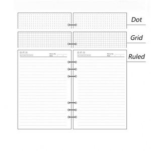 A4 Notebooks Wholesale PVC Waterproof Spiral Notebook with Ruler & Storage <b>Pocket</b> Lined Dotted Grid Jotter Notebook for School - Product Image 3