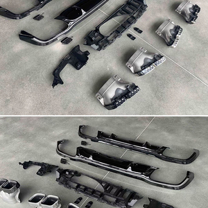 Diffuseur AMG en gros d'usine, ajustement précis, lèvre arrière E63 avec embouts d'échappement pour Mercedes Benz Classe <span class=keywords><strong>E</strong></span> W213 2016-2023 Sport - Product Image 4