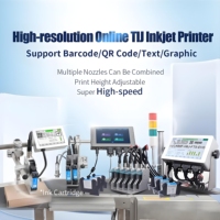 Printer Inkjet Online T600S6 TIJ - Printer Tabung & Tagihan Portabel Layar Sentuh Multiwarna Tinta Cepat Kering