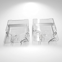 Pièces métalliques aérospatiales et automobiles personnalisées en plastique transparent PC de qualité industrielle haute précision, impression 3D SLA
