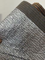 Voile d'ombrage rétractable en aluminium, résistante au vent, anti-UV, réfléchissante pour serre et terrasse extérieure