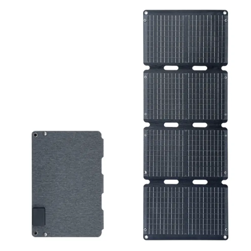 노트북 휴대용 발전기 12v 자동차 보트 RV 배터리 용 USB Type-C와 태양 전지판 60W 접이식 태양 전지 패널 키트