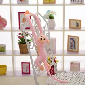 Linda Çok Satan Uzun Kollu Maymun Asılı Süs, Anime Çizgi Film Peluş Oyuncak, PP Pamuk Dolgulu Promosyon Hediyesi - Product Image 3