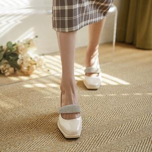 รองเท้าผู้หญิงสุดอินเทรนด์สุดหรูแฟนซีรองเท้าส้นตึกหัวรองเท้าแวววาวรองเท้าปาร์ตี้เซ็กซี่ - Product Image 3