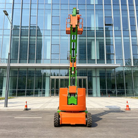 Nouvelle plateforme de travail aérien articulée autopropulsée électrique Jiubang 12M avec flèche hydraulique, garde au sol de 0,3 m, haute qualité