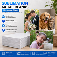 Plaques en aluminium HD brillantes blanches pour sublimation par transfert thermique, formats 6*8, 8x10, 8*12, 12*16, 16*24, 11x14, 12x18 pouces