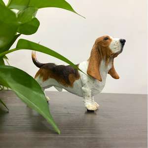 Figuras de resina de pintura a mano con detalle personalizado, minimodelo de perro a escala, figuras de perro de resina realistas vívidas - Product Image 4