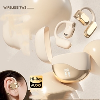 M62 Open OWS Casque supra-auriculaire sans fil véritable Indicateur de batterie à affichage numérique Ultra-longue durée de vie Pas de conduction osseuse intra-auriculaire JL
