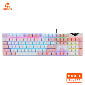 <span class=keywords><strong>Teclado</strong></span> Mecánico Óptico JEQANG JK-919 de 104 Teclas, Tamaño Completo, con Retroiluminación RGB, Anti-Ghosting, Plug and Play, para Juegos y Oficina - Product Image 3