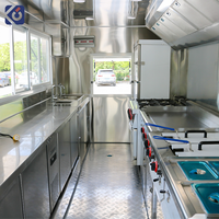 Conteneur alimentaire mobile, cuisine entièrement équipée, chariot à café, tacos, pizzas, glaces, barbecue, food truck