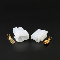 Conector Automotriz Doméstico de Alta Corriente de 2 Orificios, Conectores Macho y Hembra 7122-2128 7323-2128 DJ7022-6.3-11/21