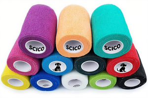 Nhà Máy Giá Biểu Tượng Tùy Chỉnh In Gắn Kết Băng Thể Thao Bác sĩ thú y Bọc Băng Đàn Hồi Tự Dính Băng Cho Chó - Product Image 4