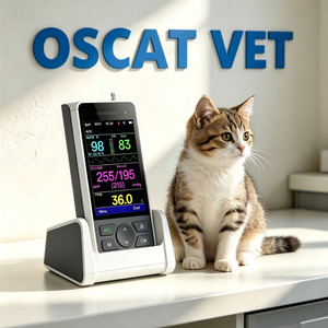 Monitor Portátil de Signos Vitales para Mascotas OSCAT, Equipo Veterinario, Monitor Multiparamétrico Veterinario Portátil para Gatos, <span class=keywords><strong>Perros</strong></span> y Clínicas Veterinarias - Product Image 1