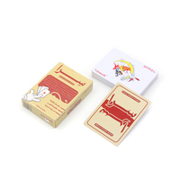 Cartes à jouer promotionnelles personnalisées avec logo, étanches, imprimées, style Baloot saoudien, avec boîte de présentation