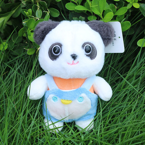 11cm dễ thương <span class=keywords><strong>Panda</strong></span> Keychain Kawaii động vật sang trọng nhồi bông lông Keychain Túi Mặt dây chuyền gấu trúc búp bê quyến rũ Đồ trang trí Ba lô <span class=keywords><strong>Keyring</strong></span> - Product Image 4