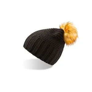 Gorro de mezcla de lana WOOL, merchandising personalizado - Product Image 2