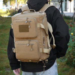 Tactical Backpack Camouflage 18 In <b>Adjustable</b> <b>Straps</b> Outdoor Hiking Cycling Mountaineering Unisex - Product Image 2