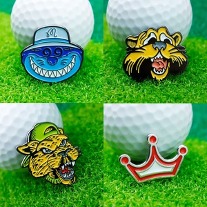 Monedas de desafío de golf de metal esmaltado suave al por mayor, marcadores de pelotas de golf personalizados - Product Image 6